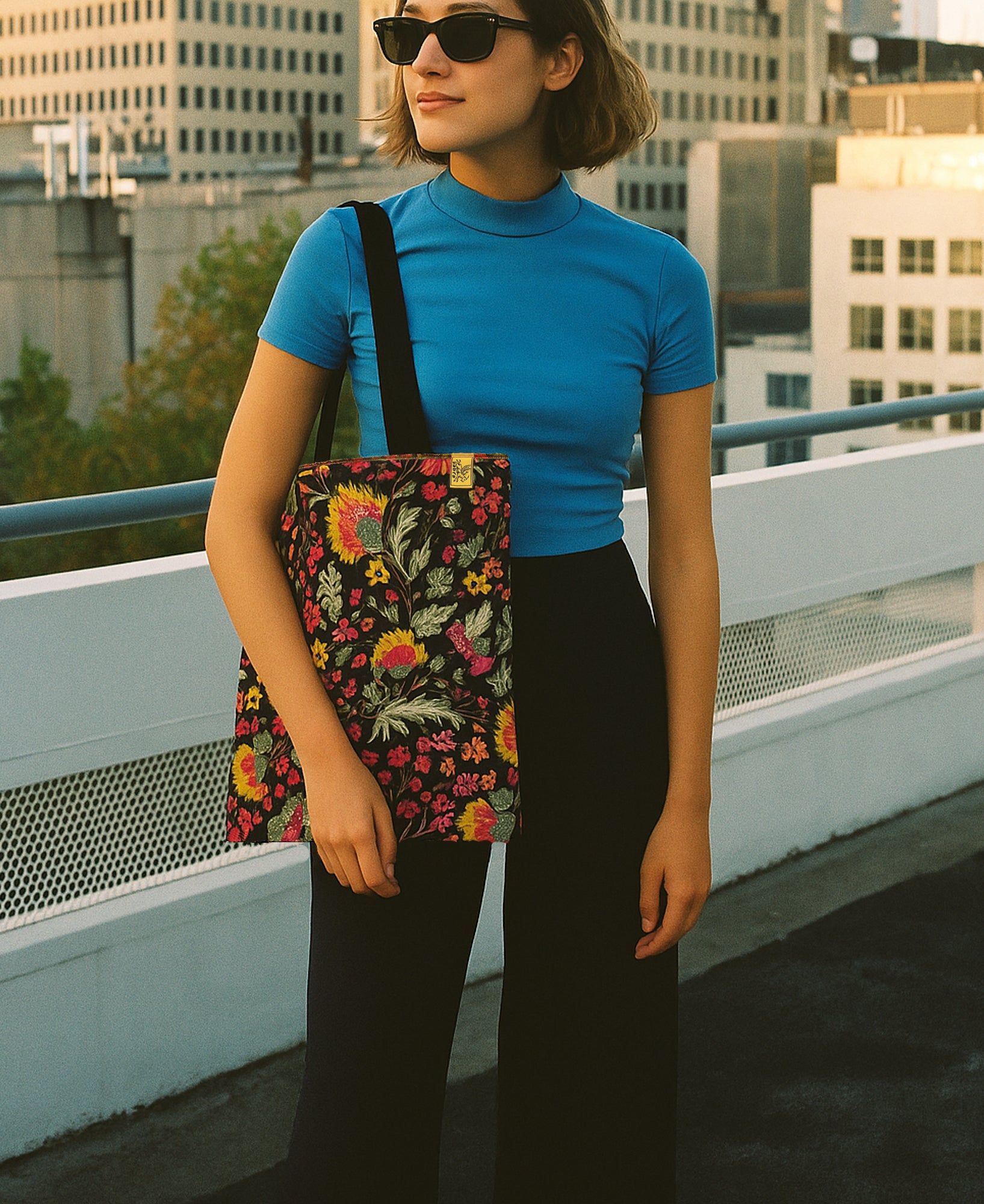 Tote Bag Flower Power