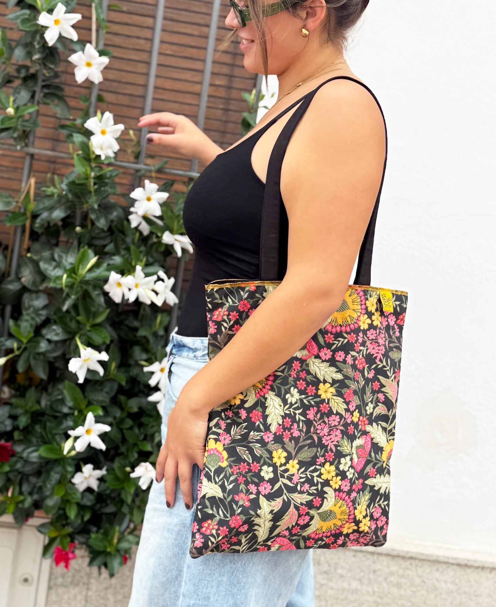 Tote Bag Flower Power