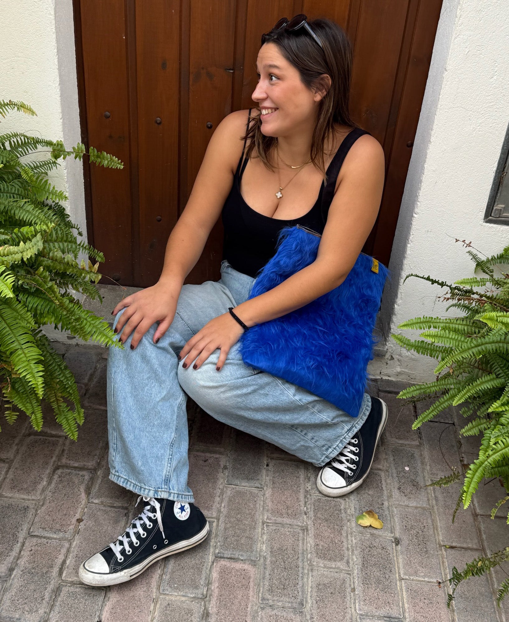 Tote Bag Blue Peludis